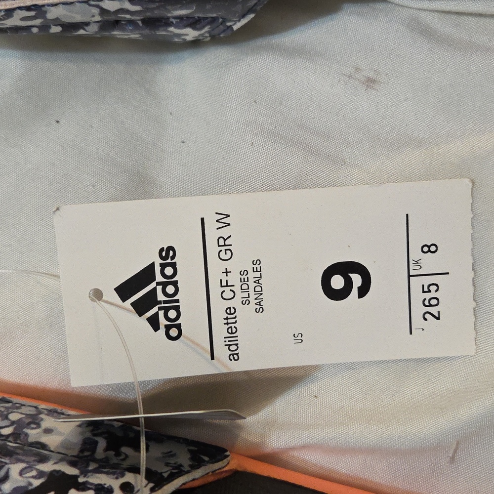 Nwt Adidas Adilette CF + GR W Coral Slide Sandals - Picture 4 of 5